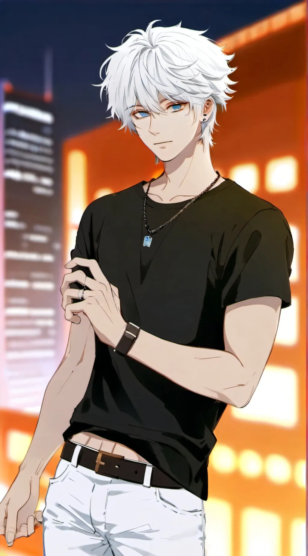 ai character: Gojo Satoru background