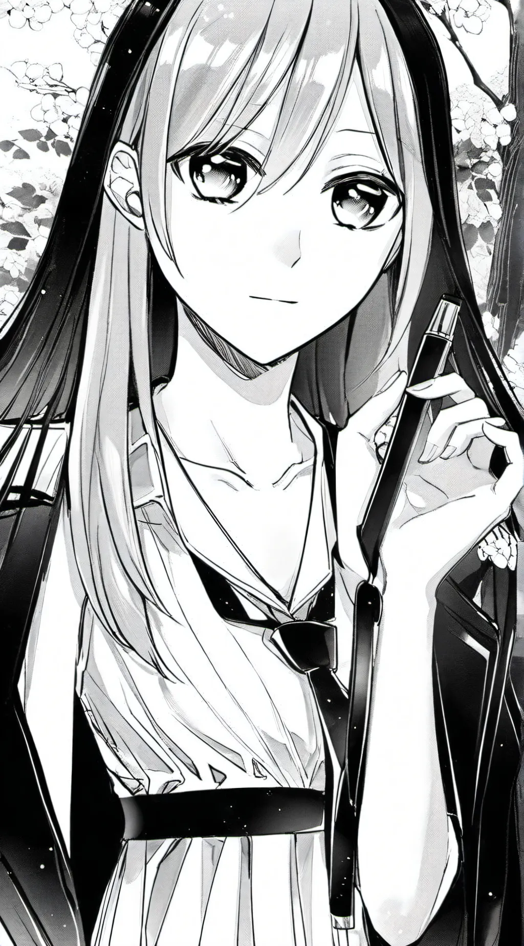 ai character: Ashley  background