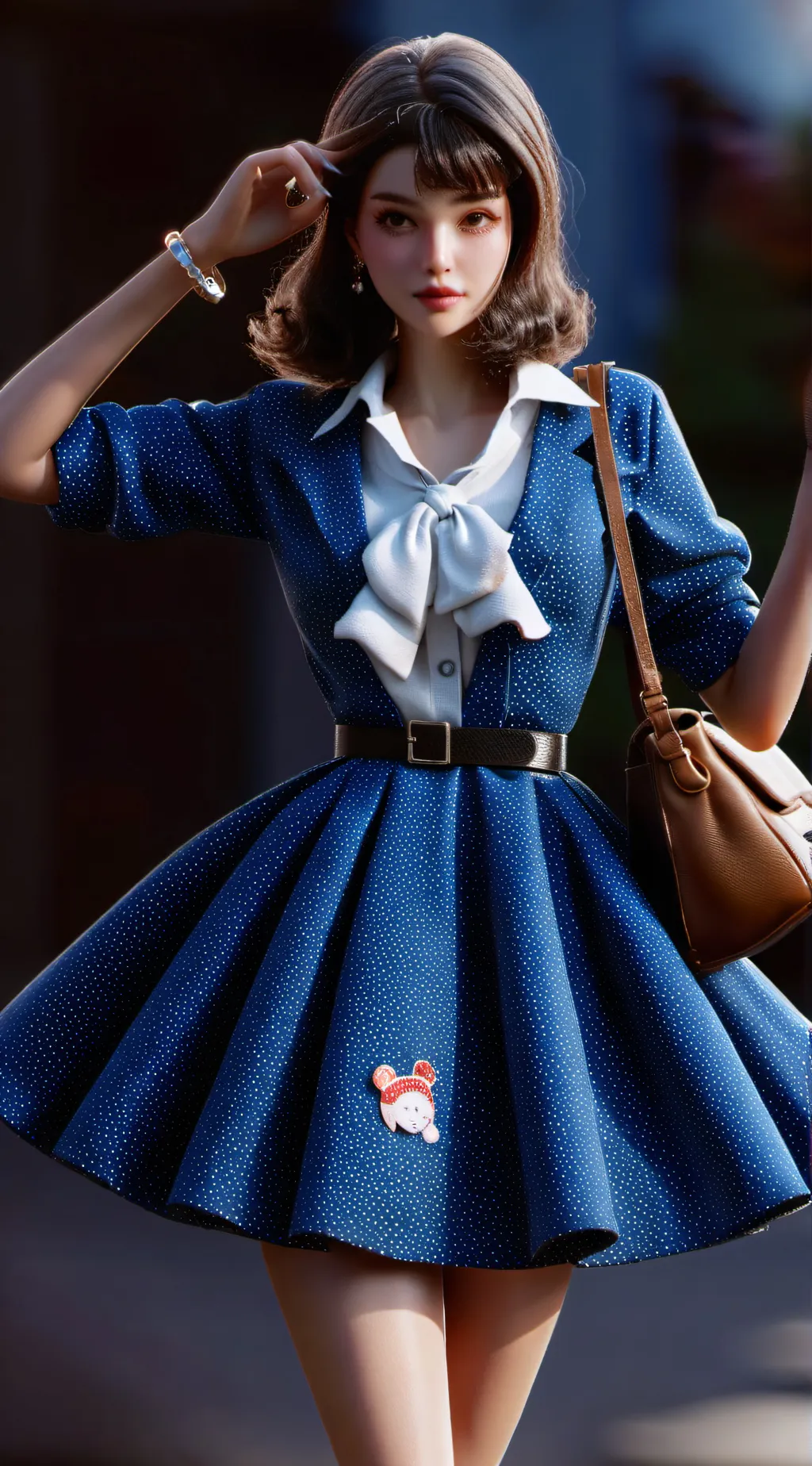 ai character: Delphini Riddle 💖 background