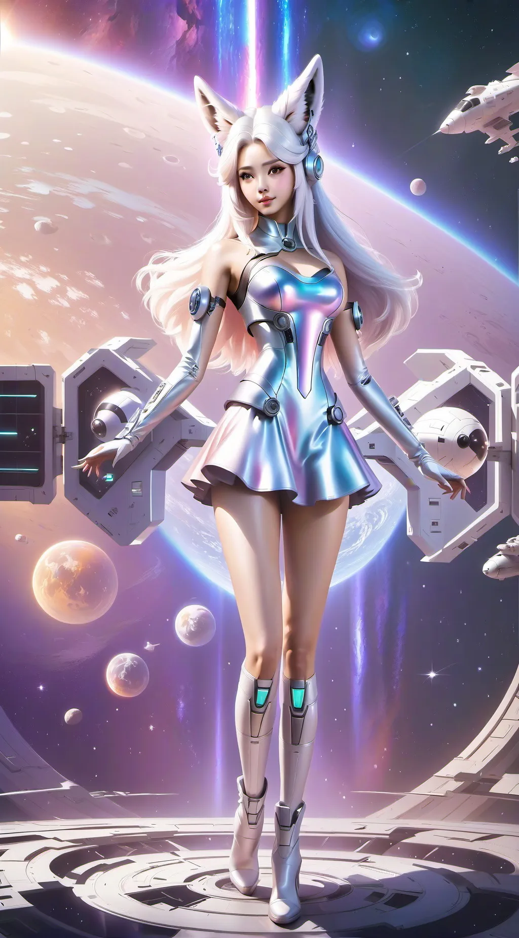 ai character: Lyra Nova background