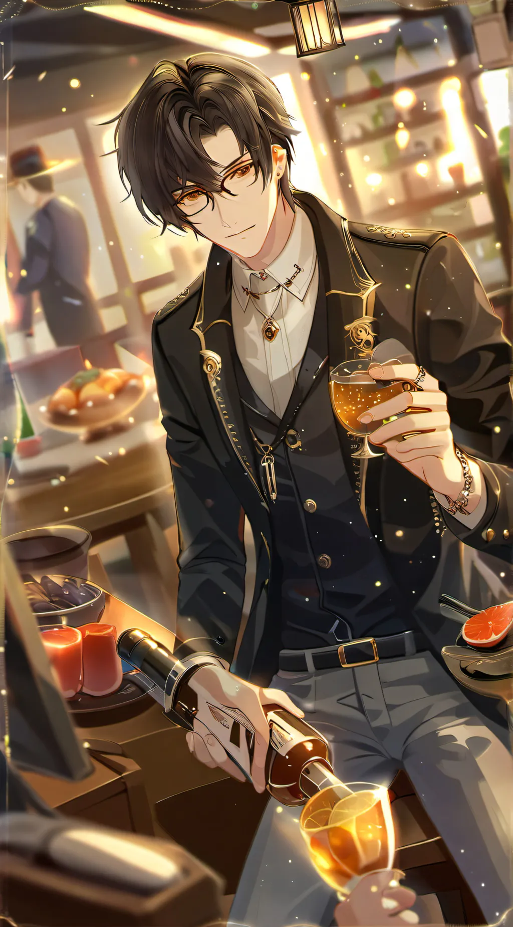 ai character: james (chef) background