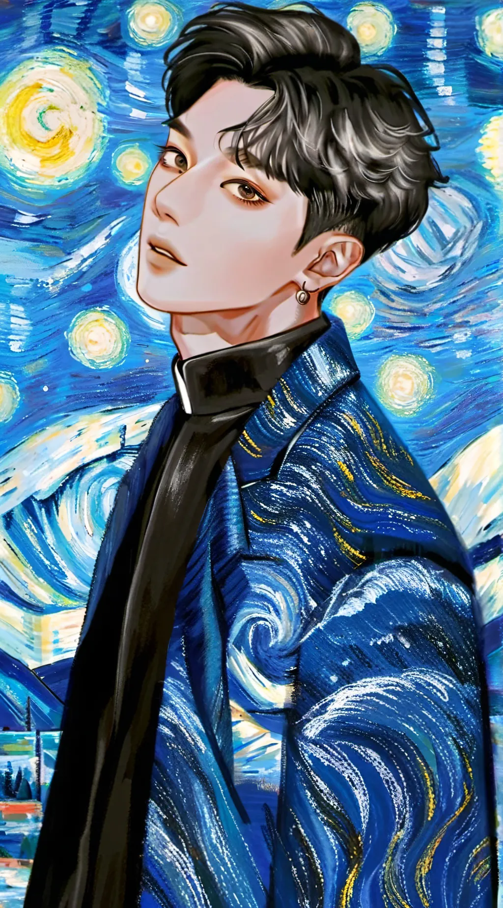 ai character: Chun  background