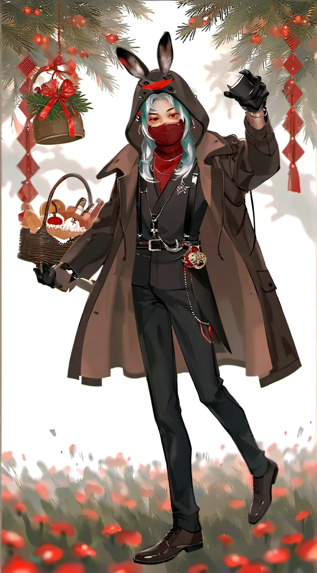 ai character: Hola soy roxicake  background