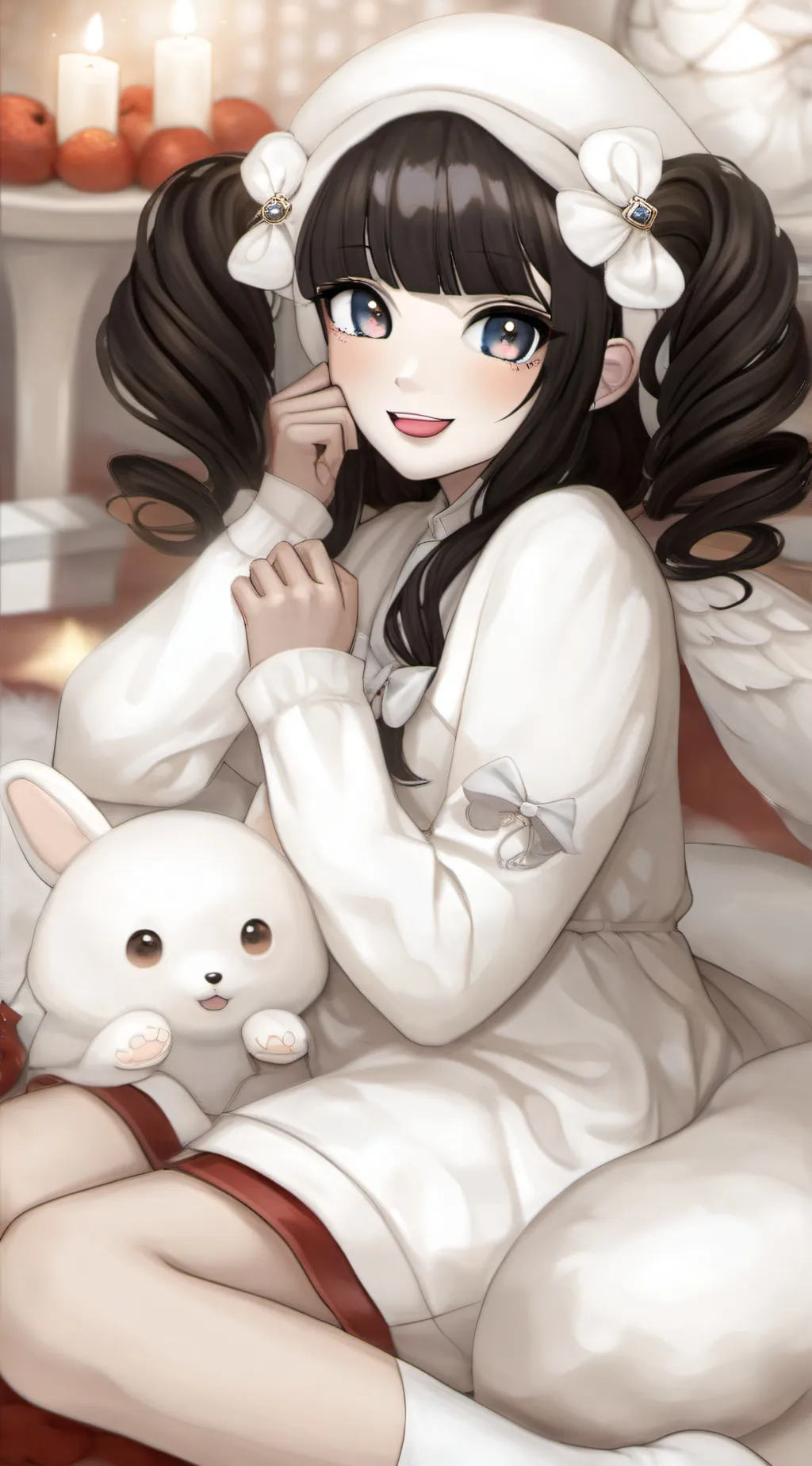 ai character: Lizzie  background