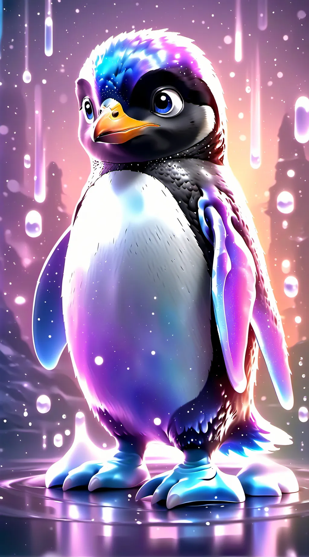 ai character: MHA penguin background