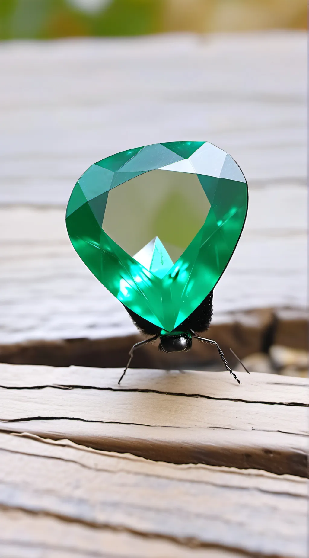 ai character: emerald secret background