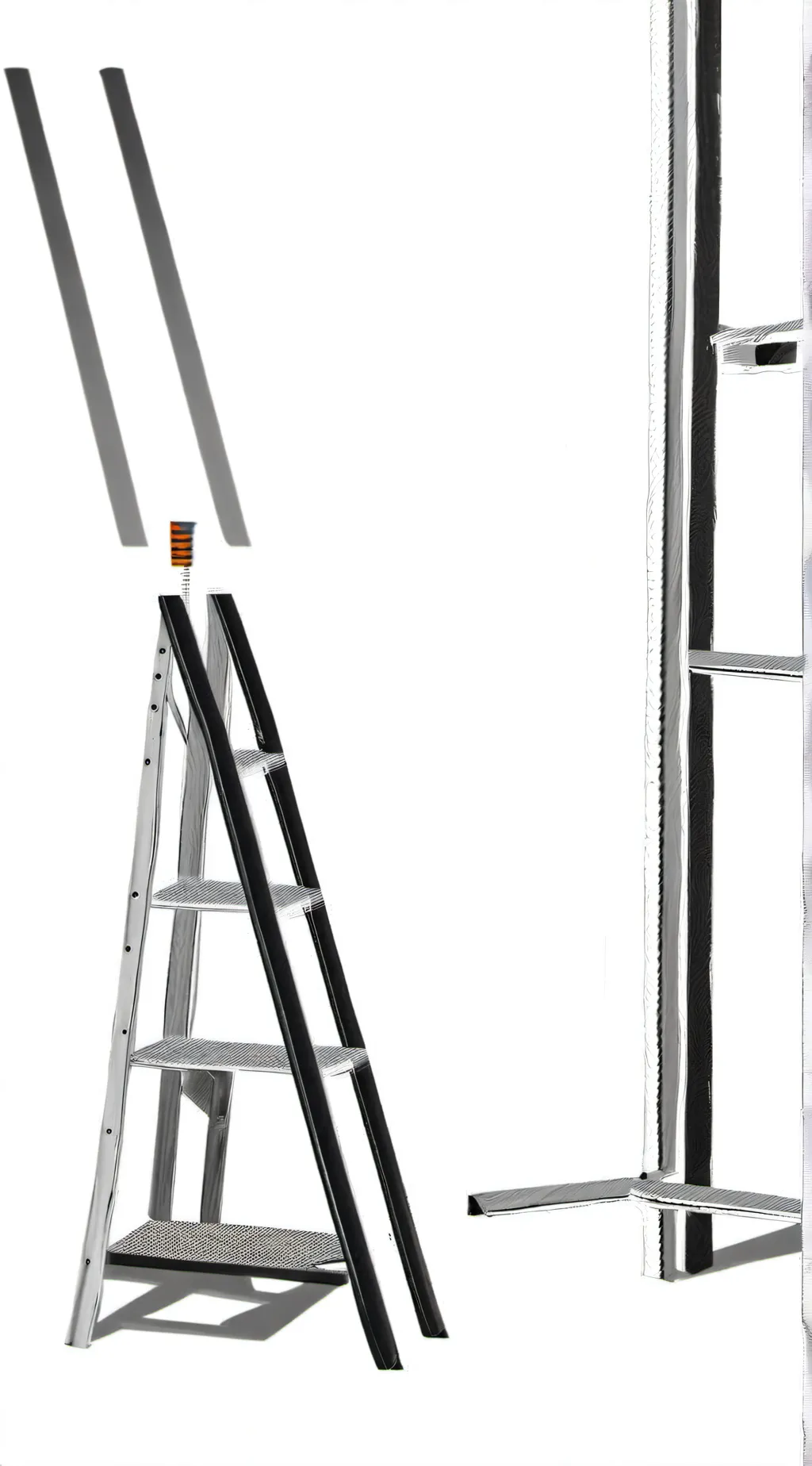 ai character: Tony step laddar background