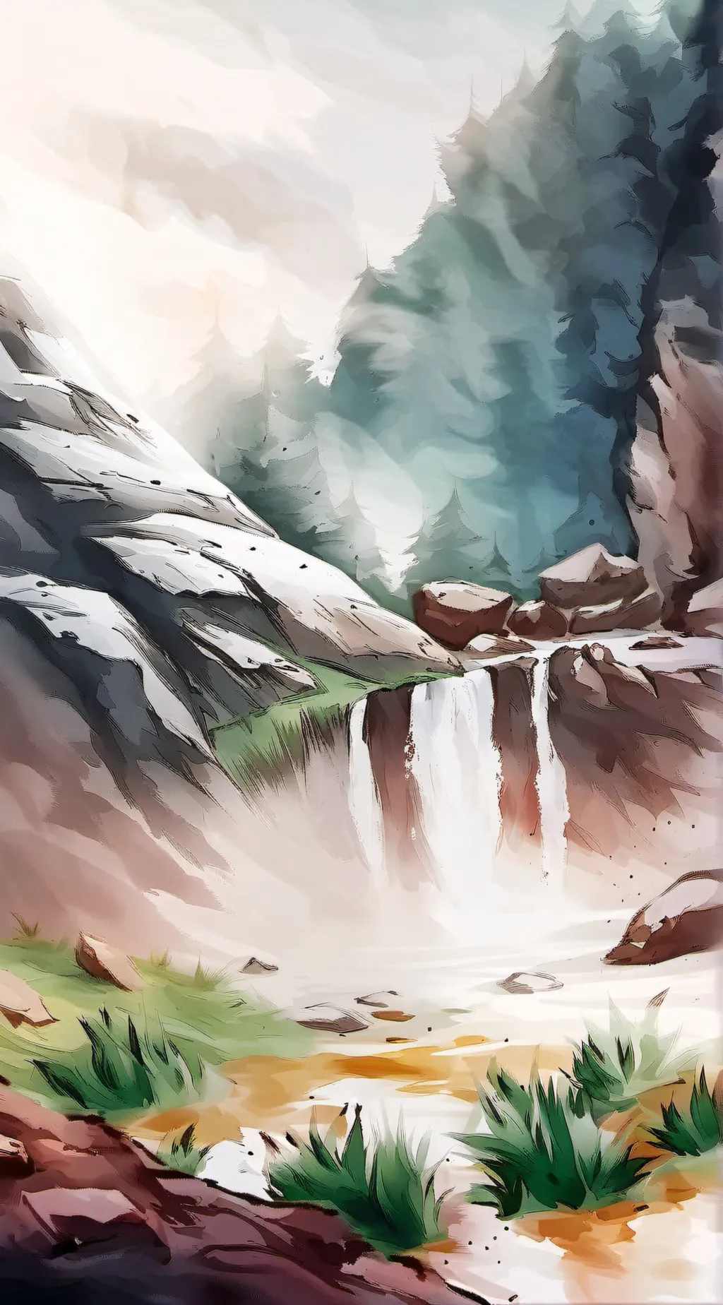 ai character: grass  background