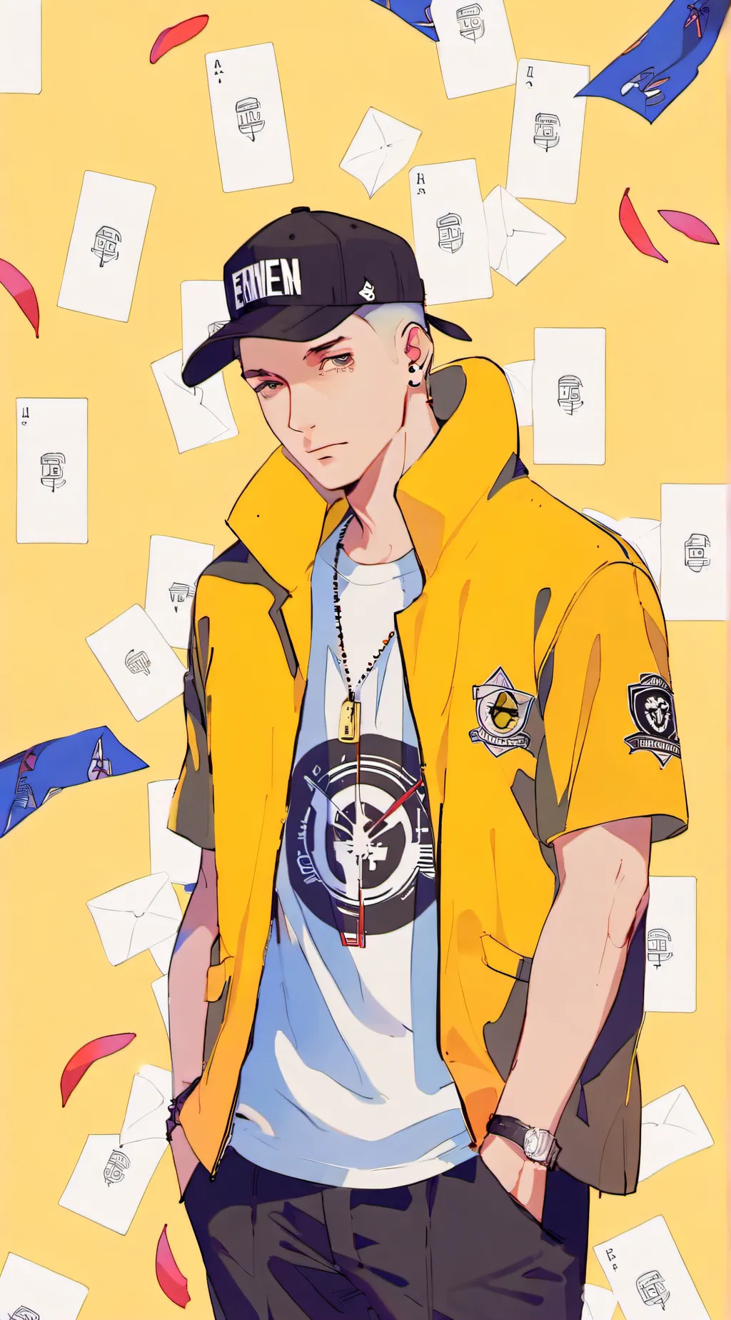 ai character: rap God background