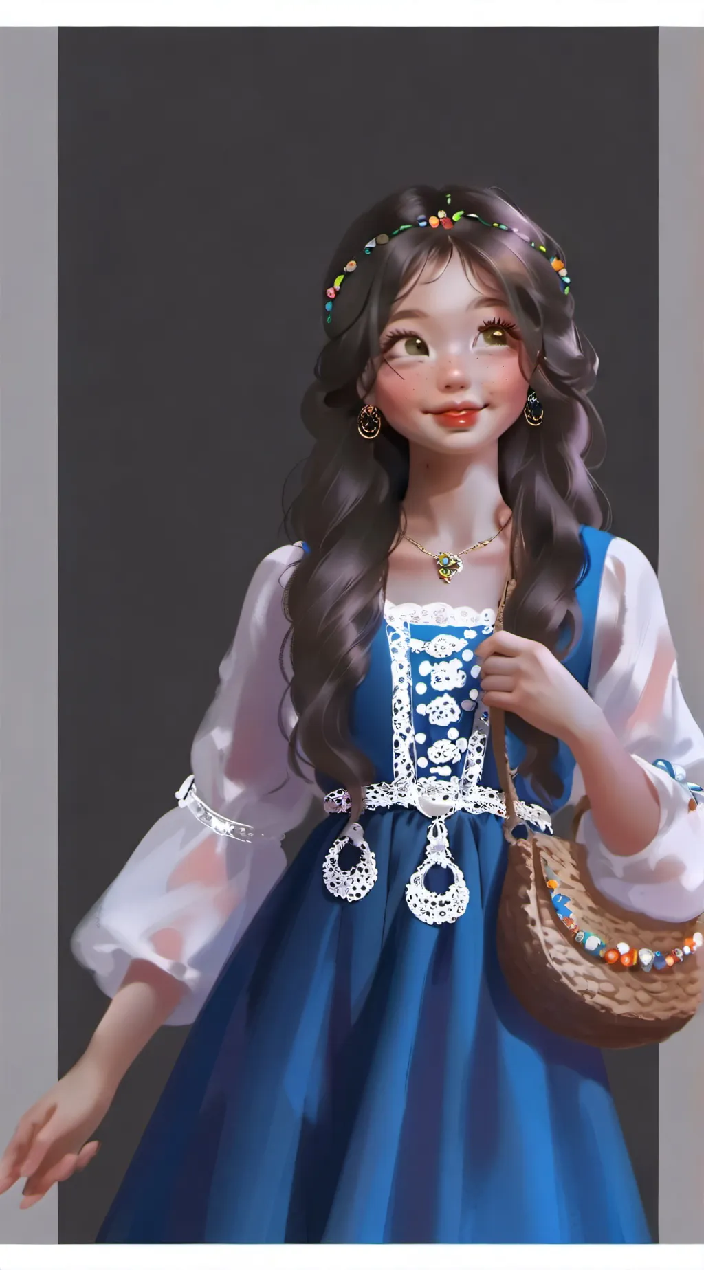 ai character: princess  background