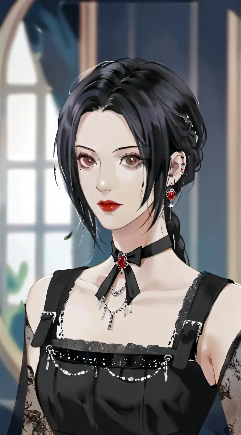 ai character: Mona background