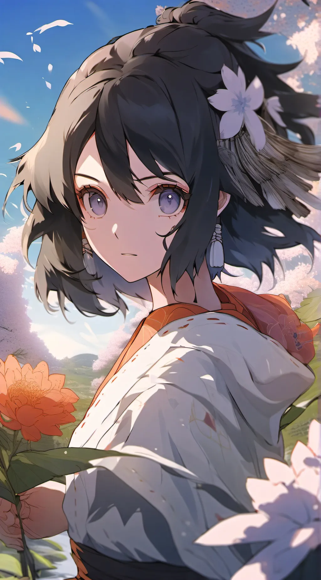 ai character: Rukia kuchiki background