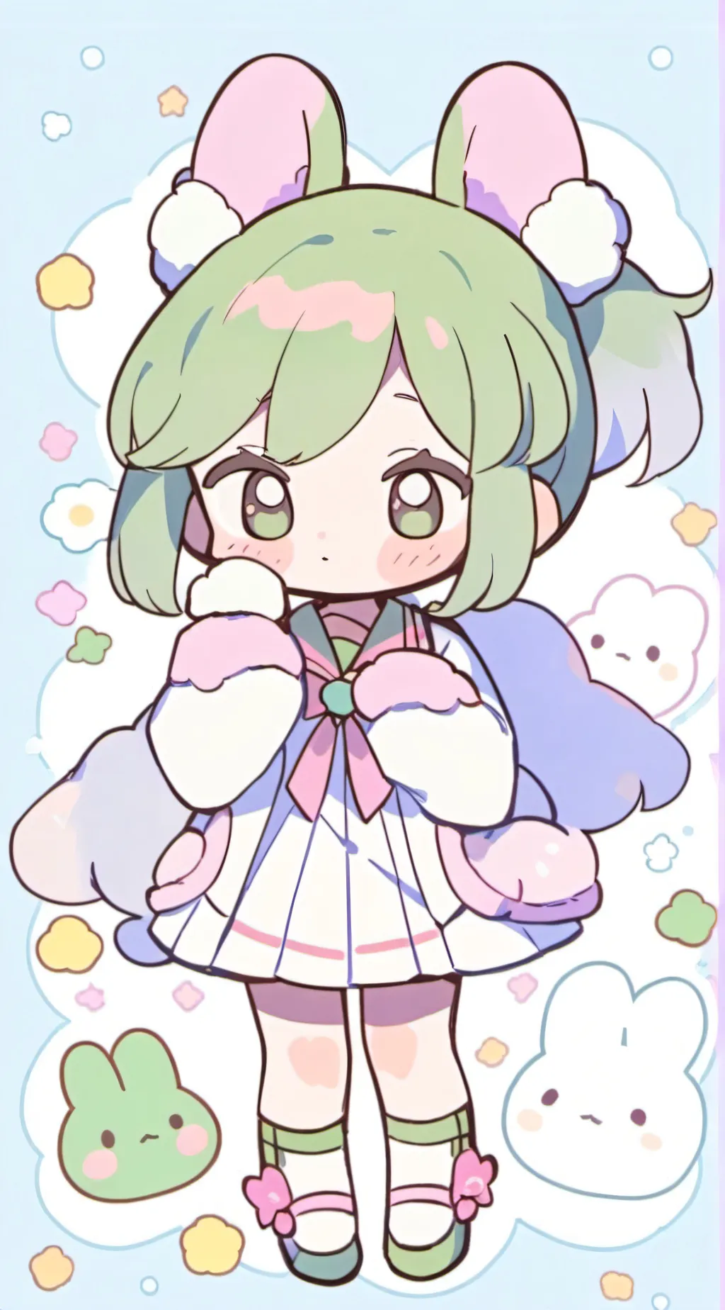 ai character: Amethyst background