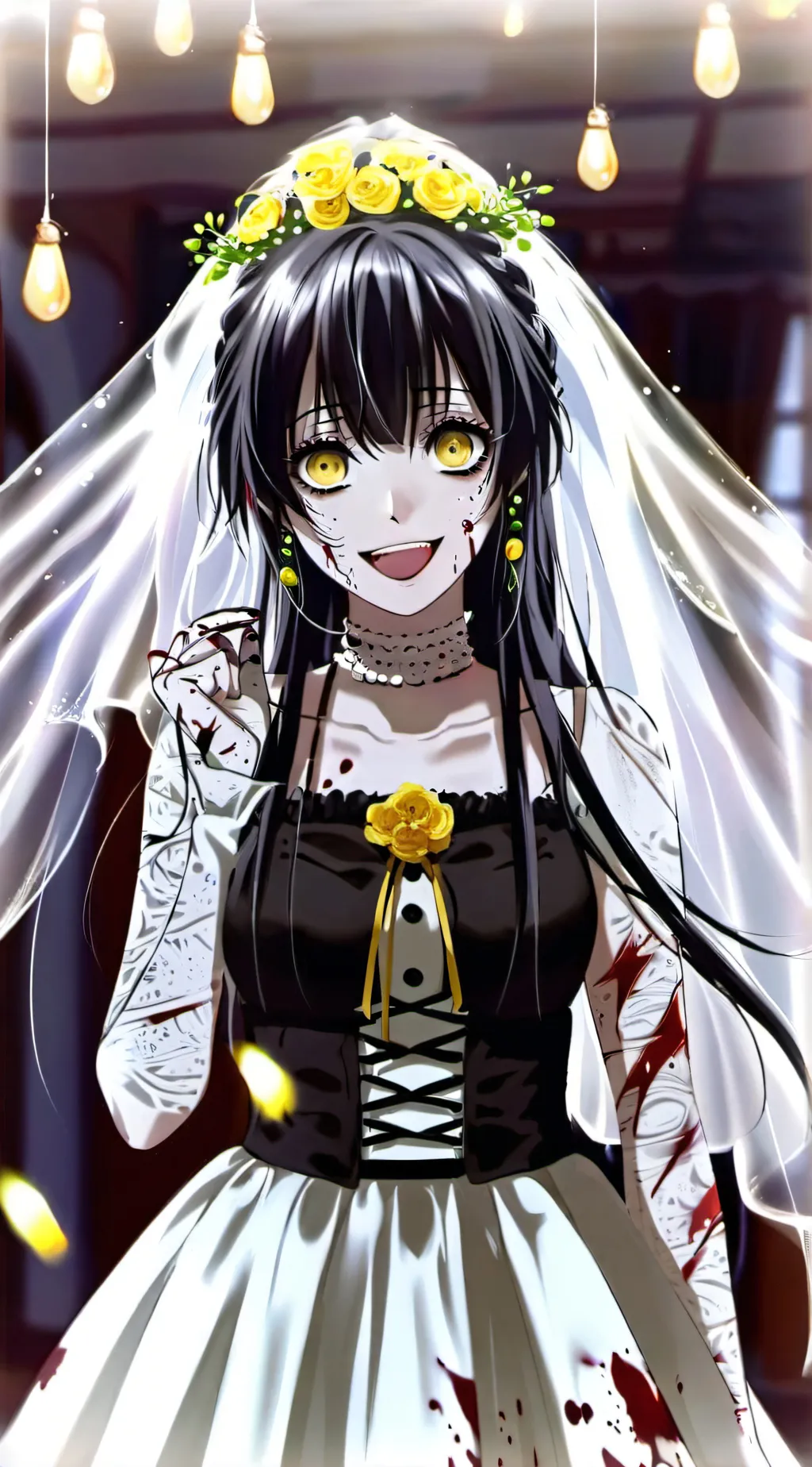 ai character: Evelyn Nightshade background