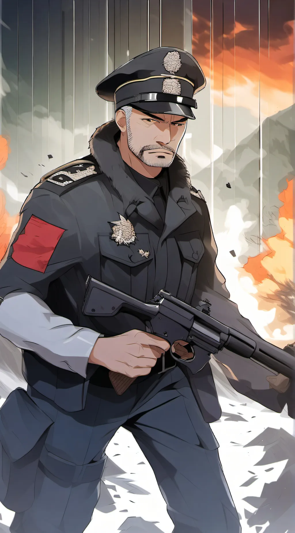 ai character: General Louis Vick background