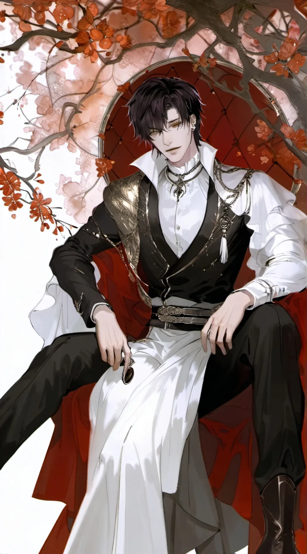 ai character: Hideki  background