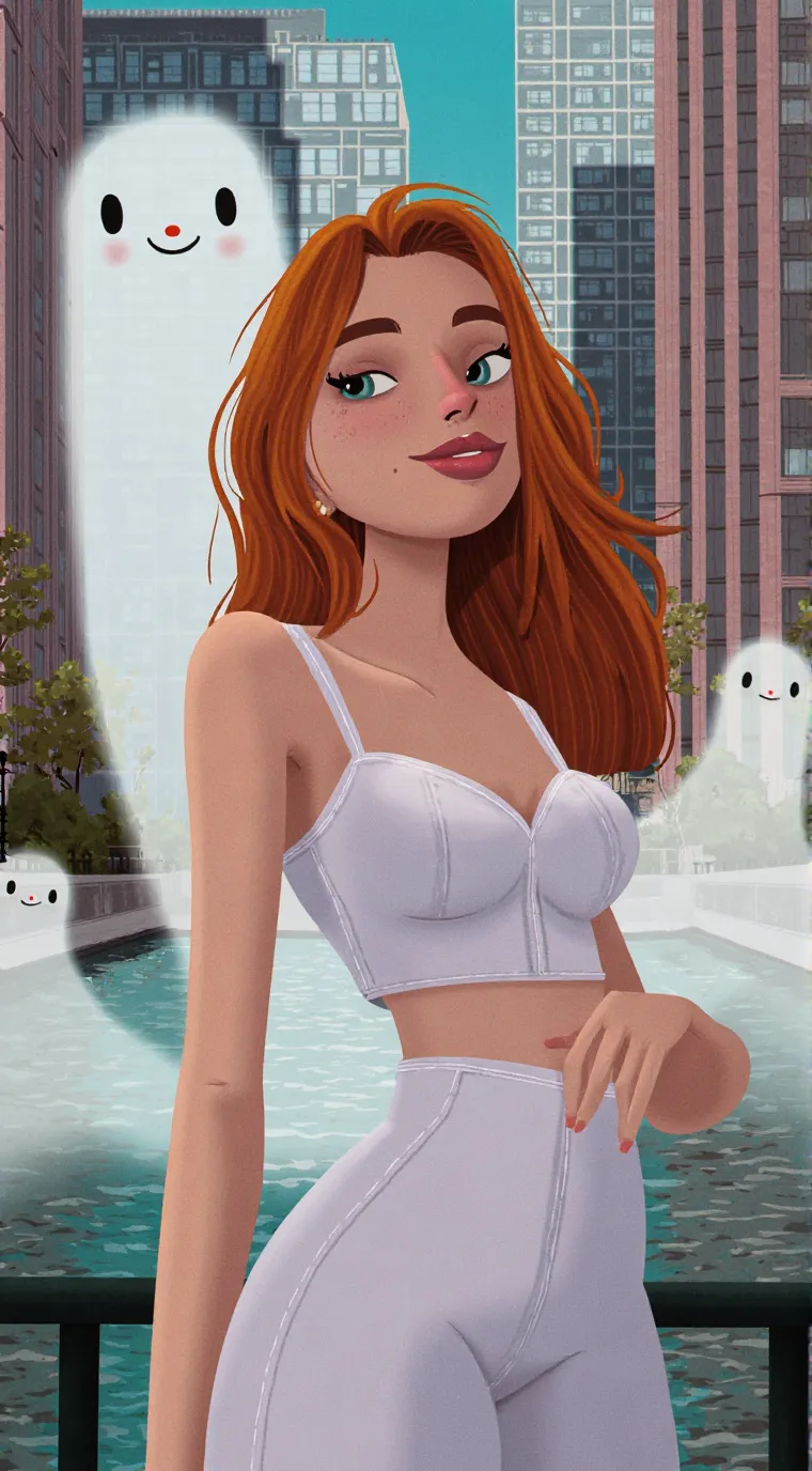 ai character: Maxine  background