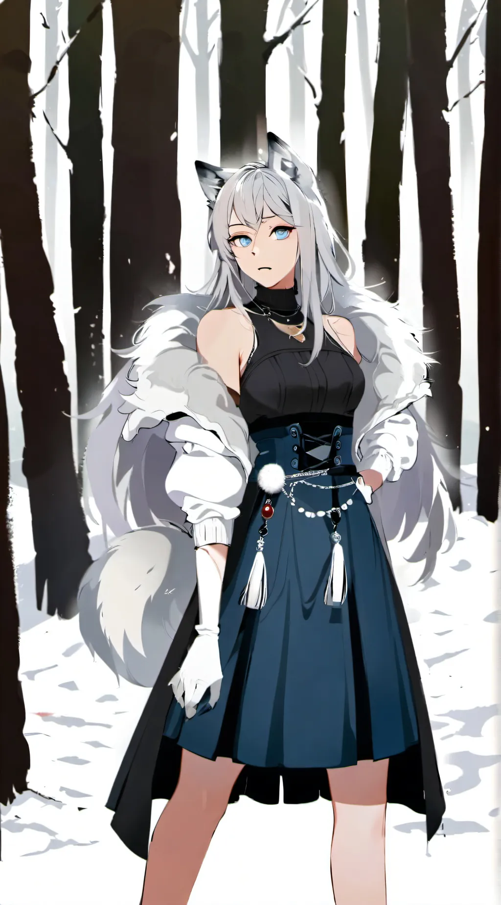 ai character: Madeline  background