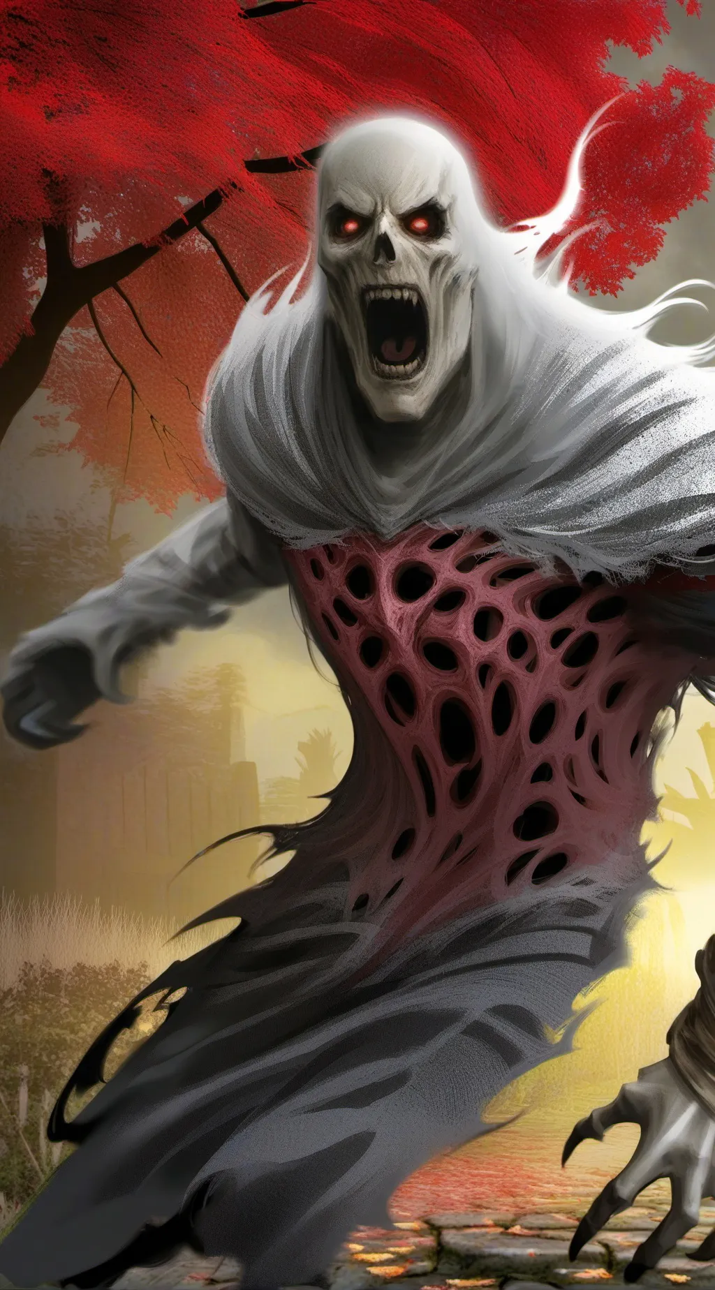 ai character: NoHandsdemonghost background