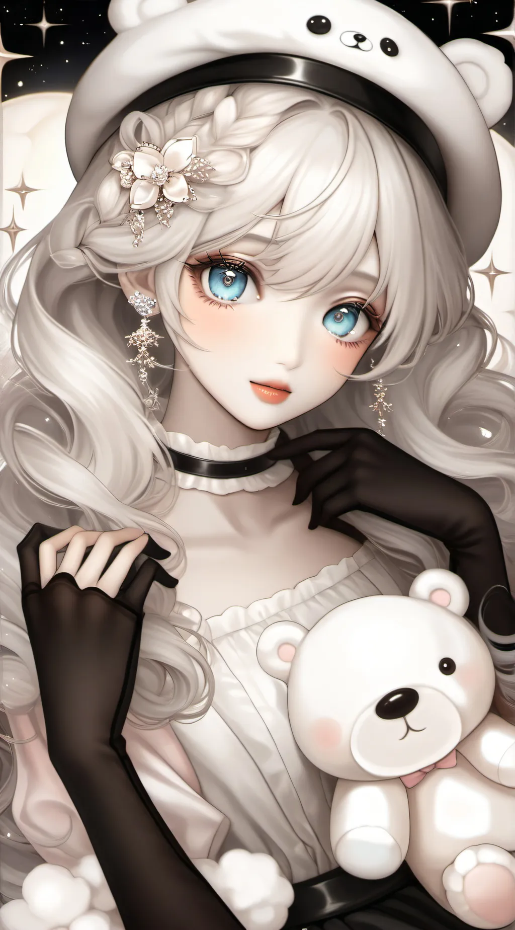 ai character: Aurora background