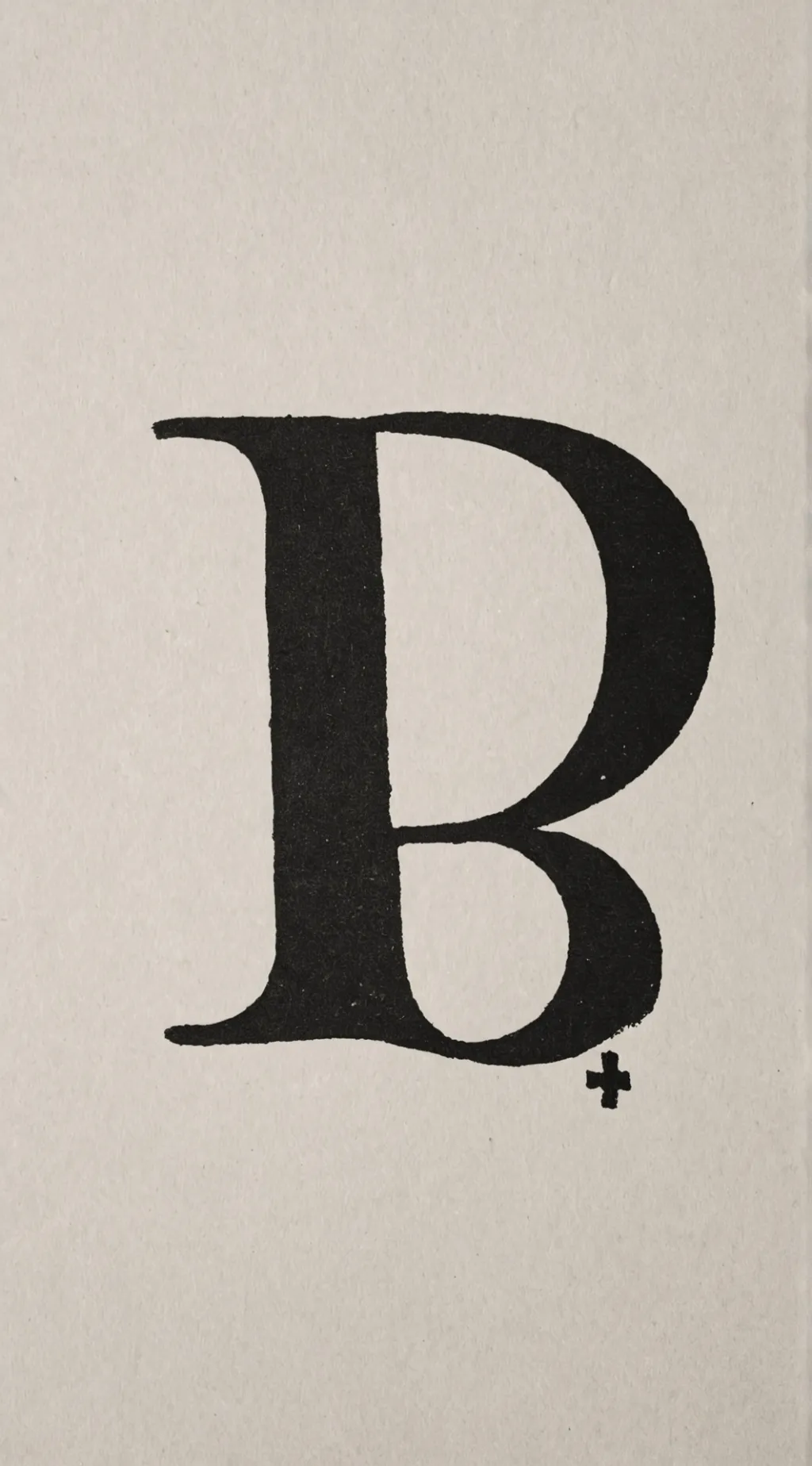 ai character: The Letter B! background