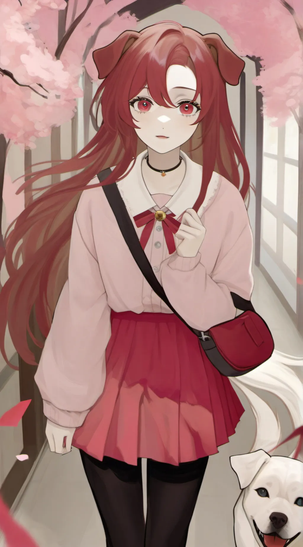 ai character: velvet  background