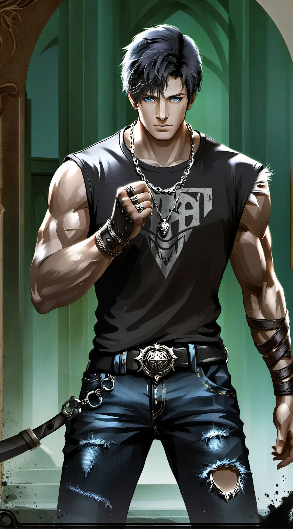 ai character: Damon background