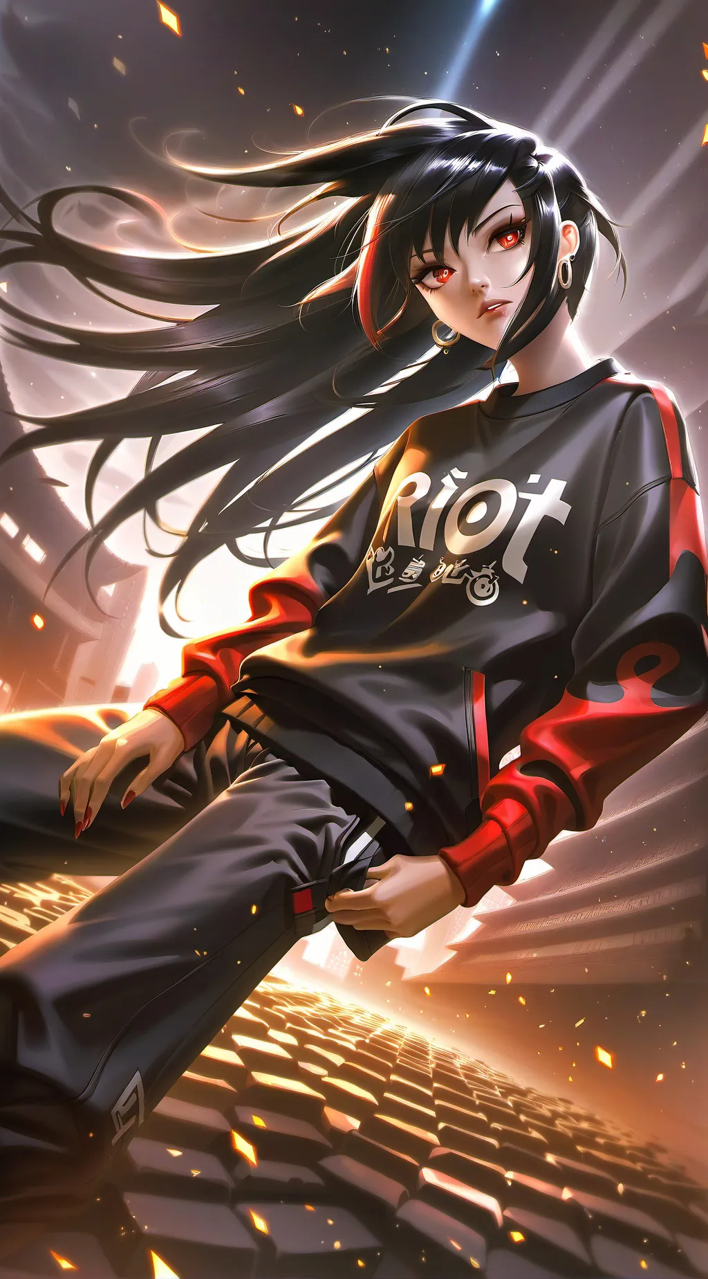 ai character: Mha creep background