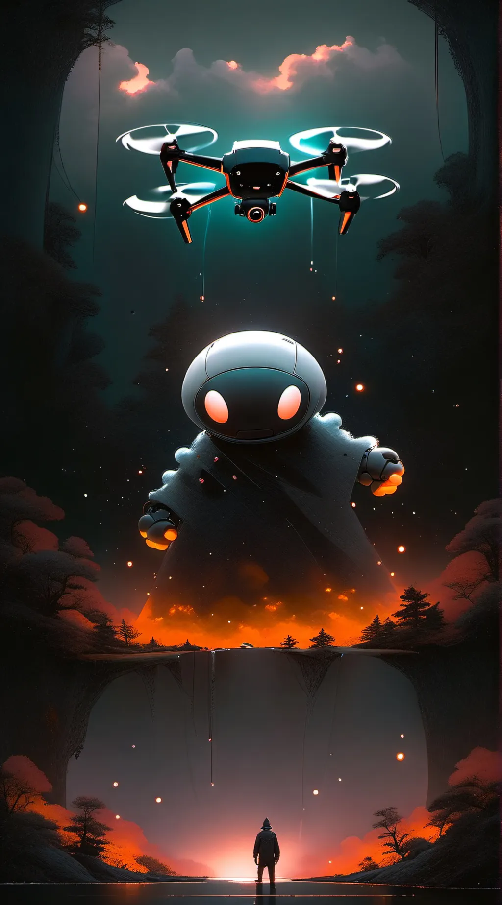 ai character: md background