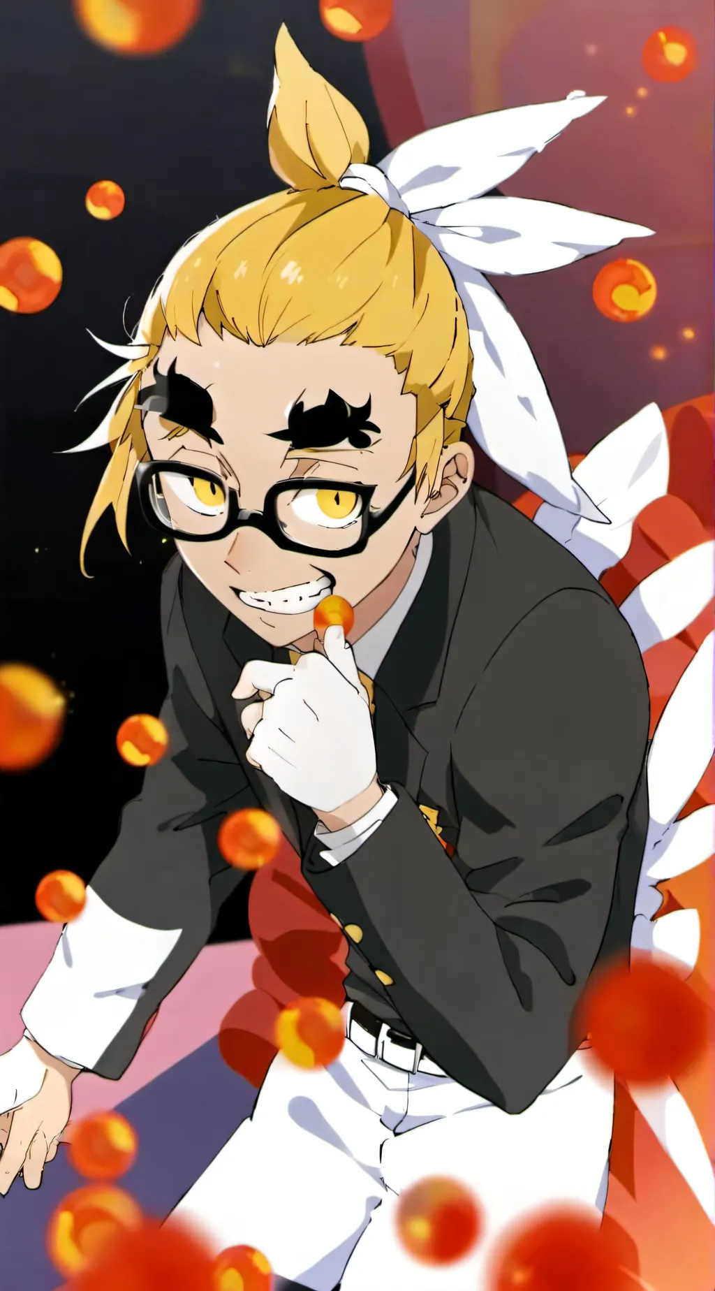 ai character: Present Mic X Kny  background