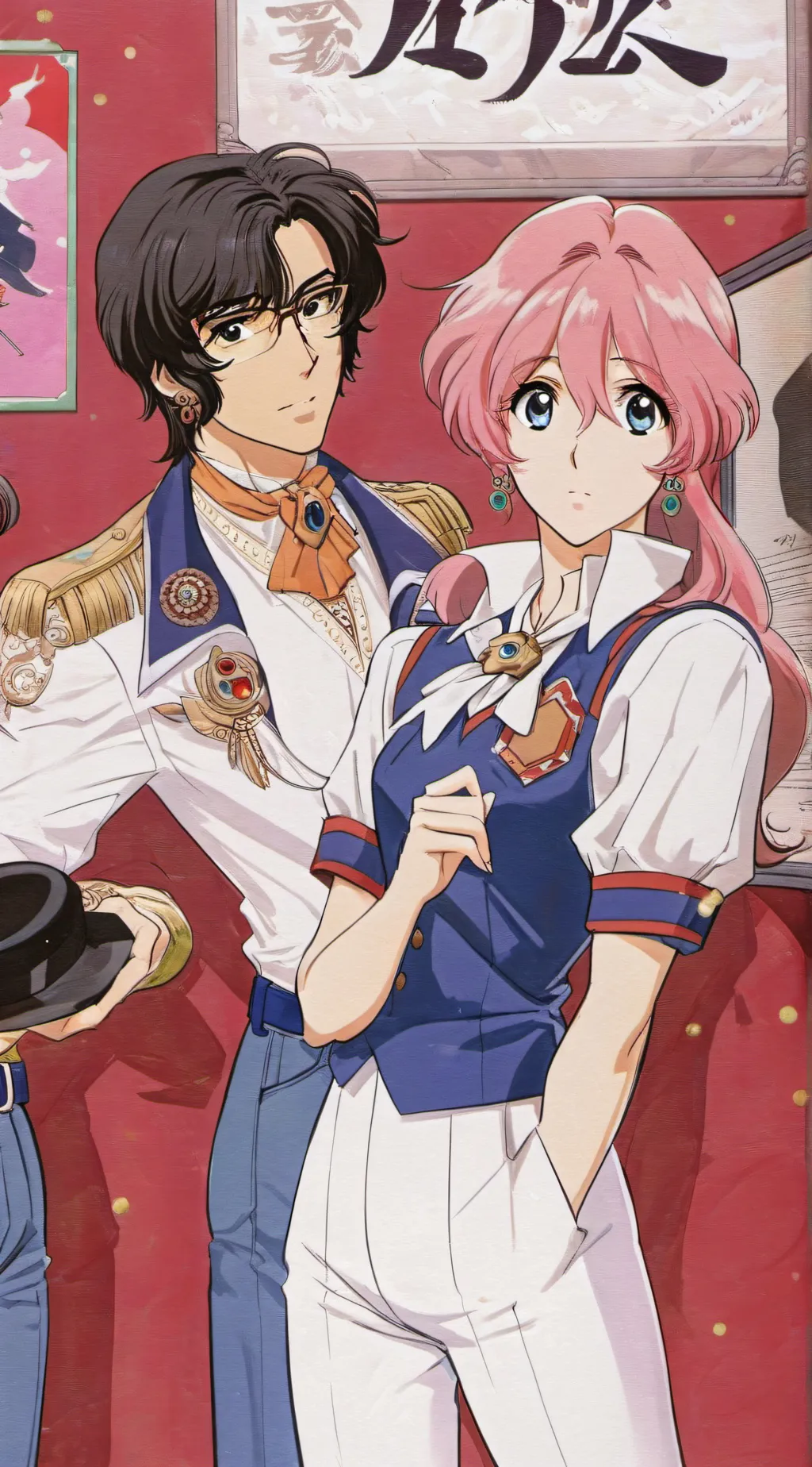 ai character: Derek and Charlie  background