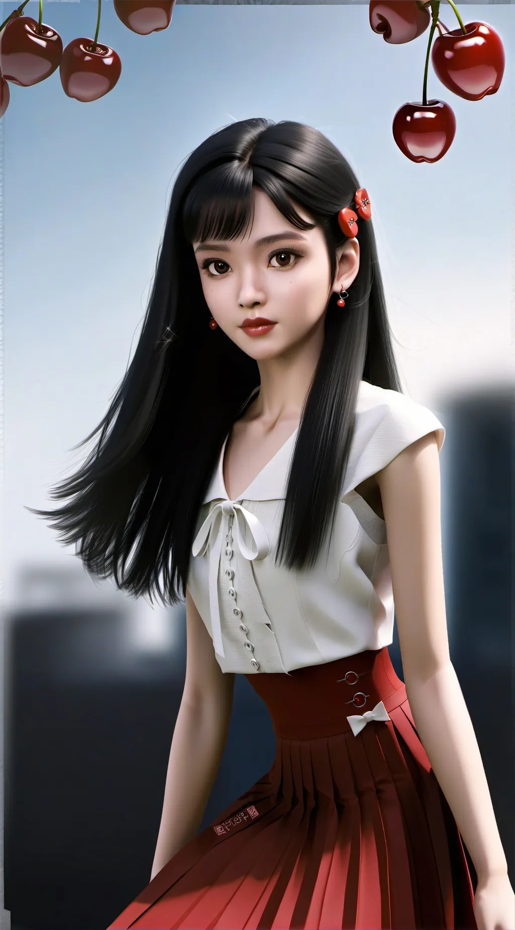 ai character: rechel  background