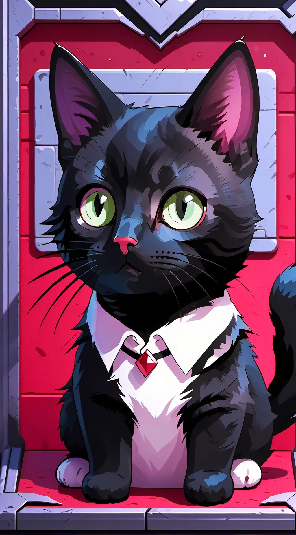 ai character: Smokey background