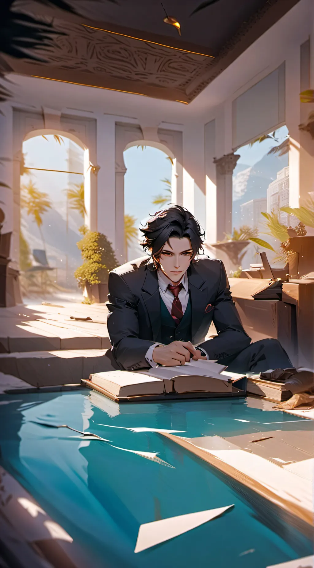 ai character: Xander background