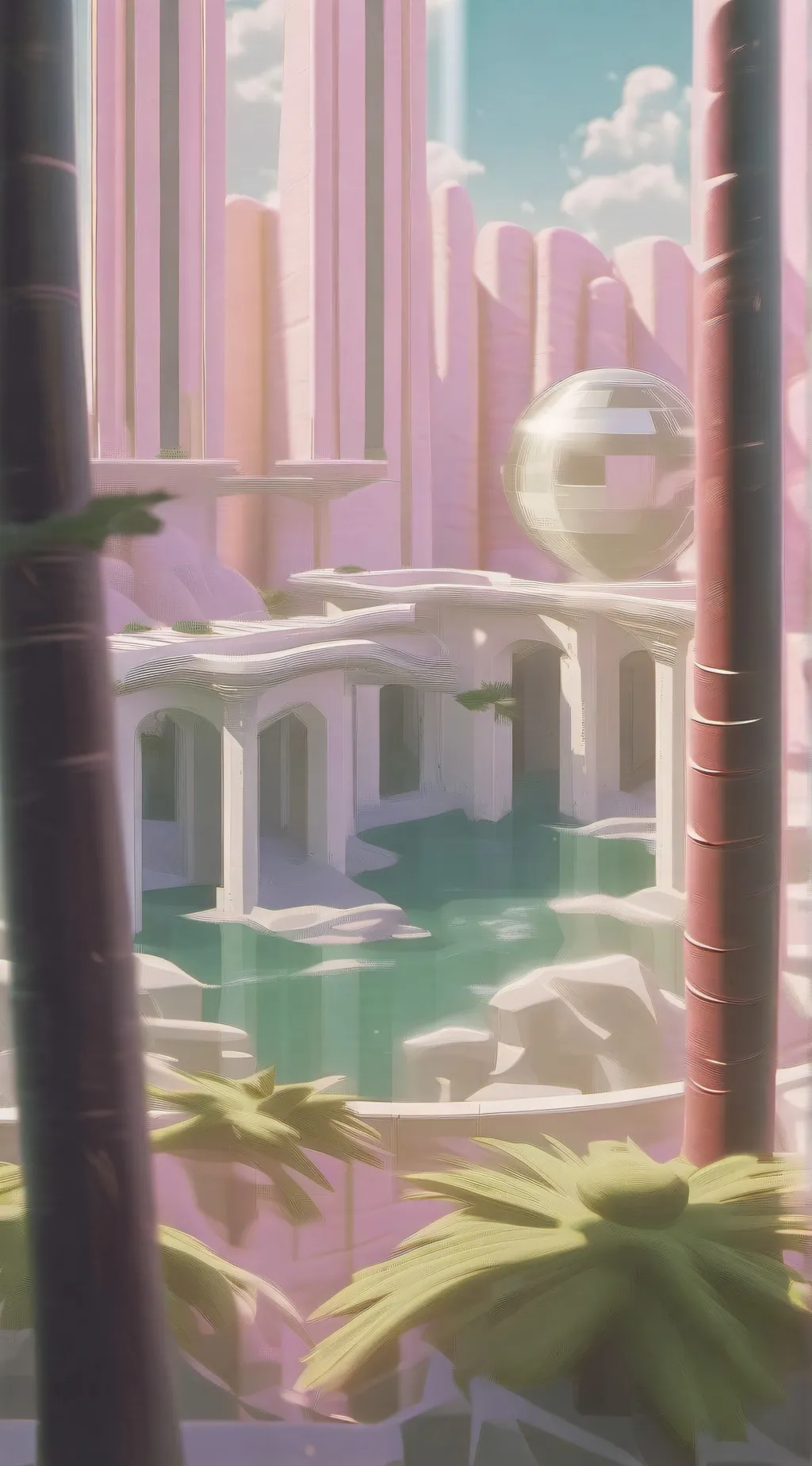 ai character: Rosé background