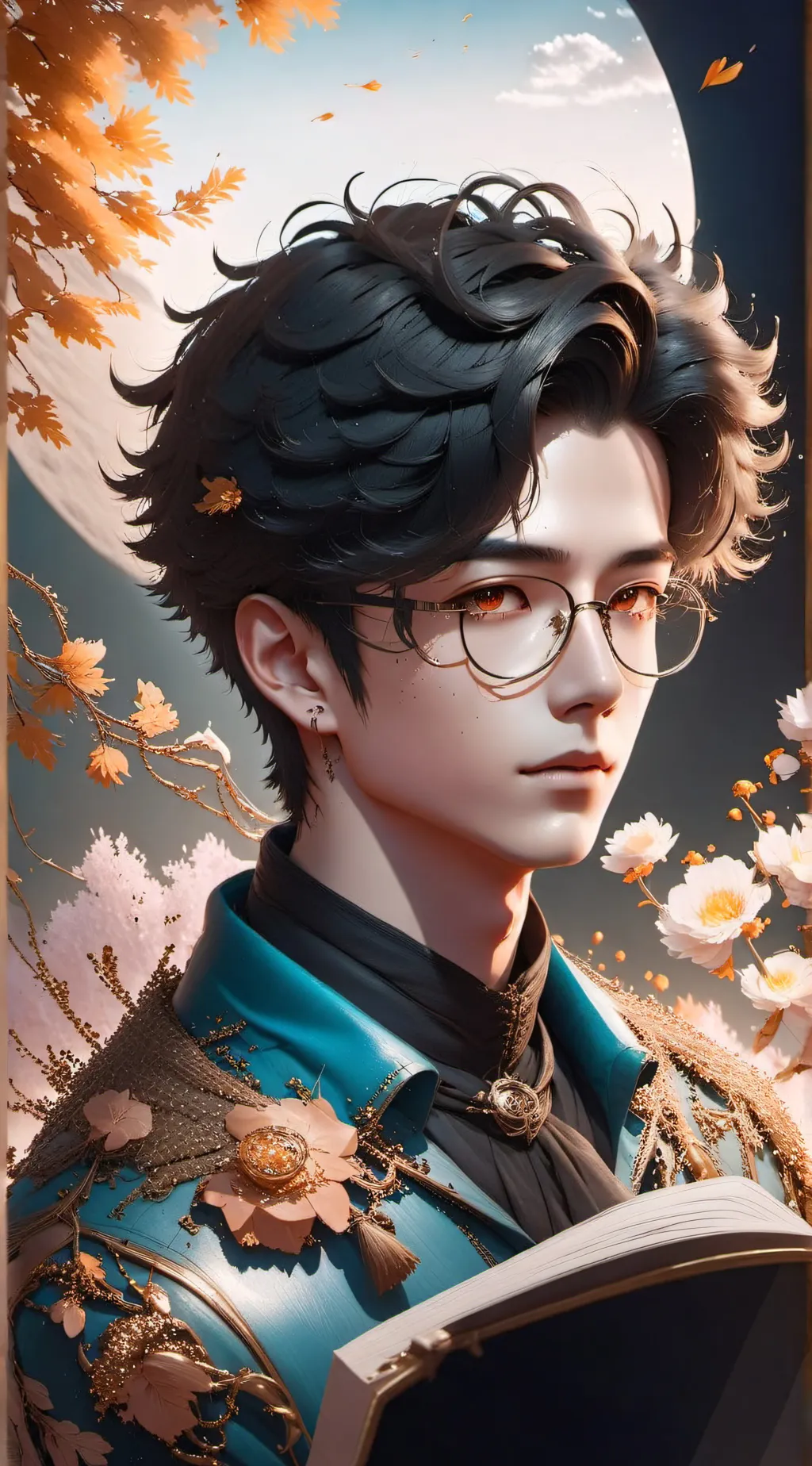 ai character: The nerd Jake background