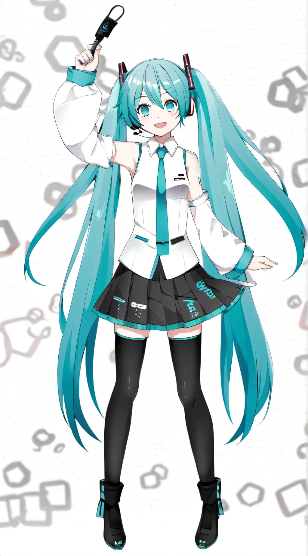 ai character: Miku And Friends! background
