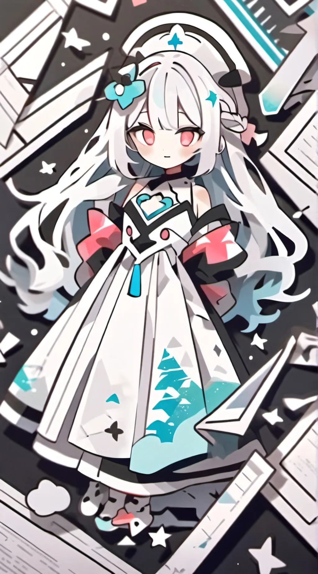 ai character: glue background