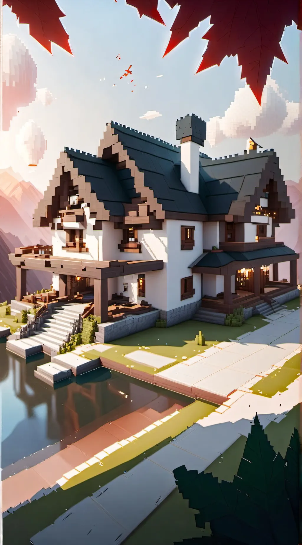 ai character: dsmp+aphmau crew✨💙 background