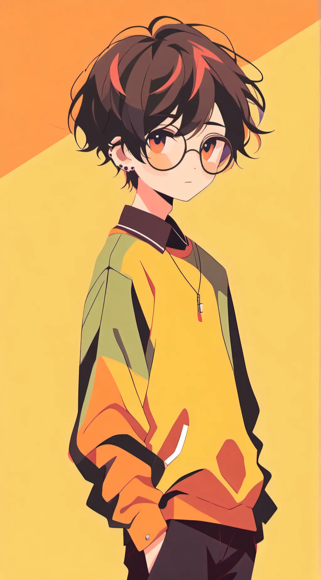 ai character: Kid mha background