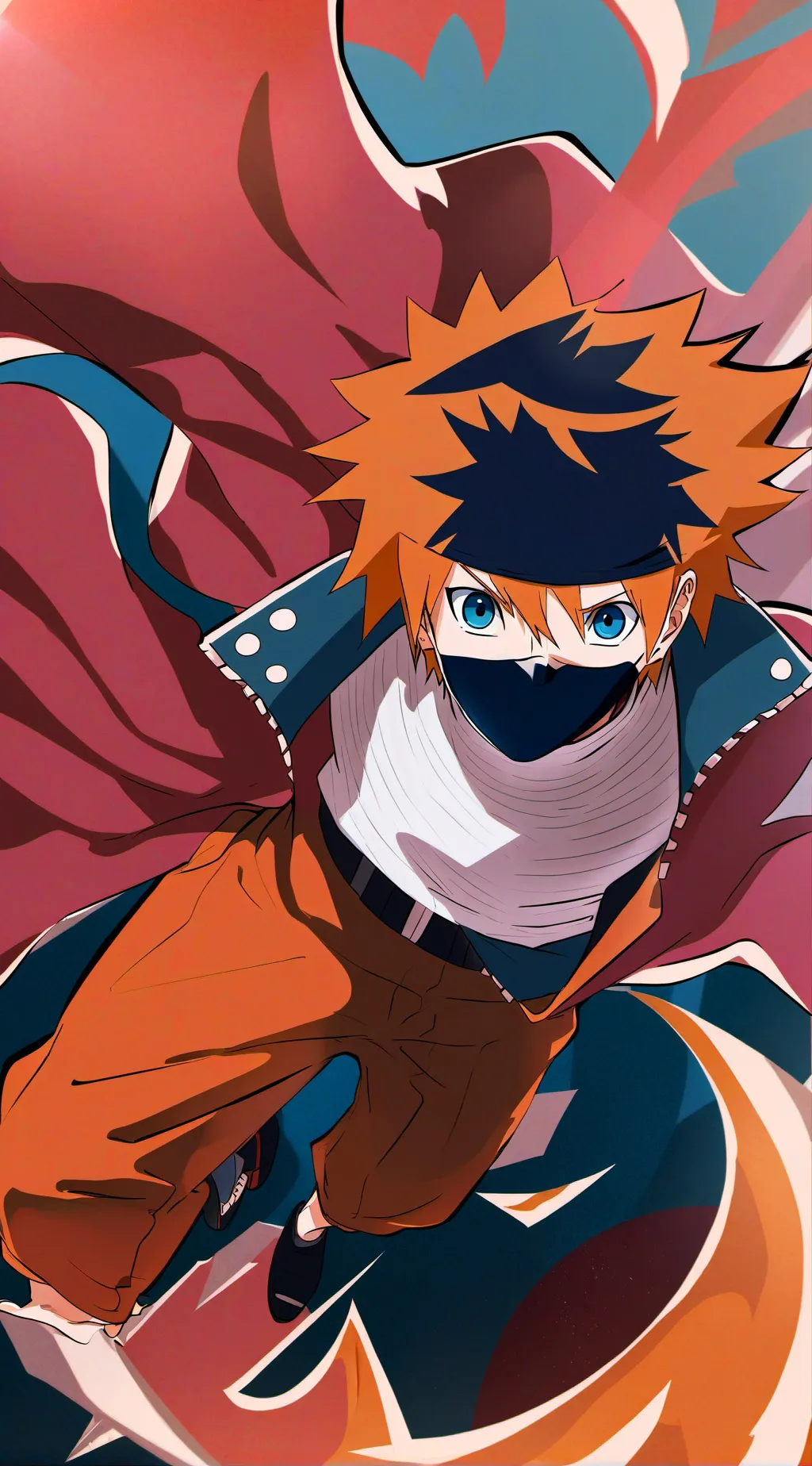 ai character: Naruto text story background