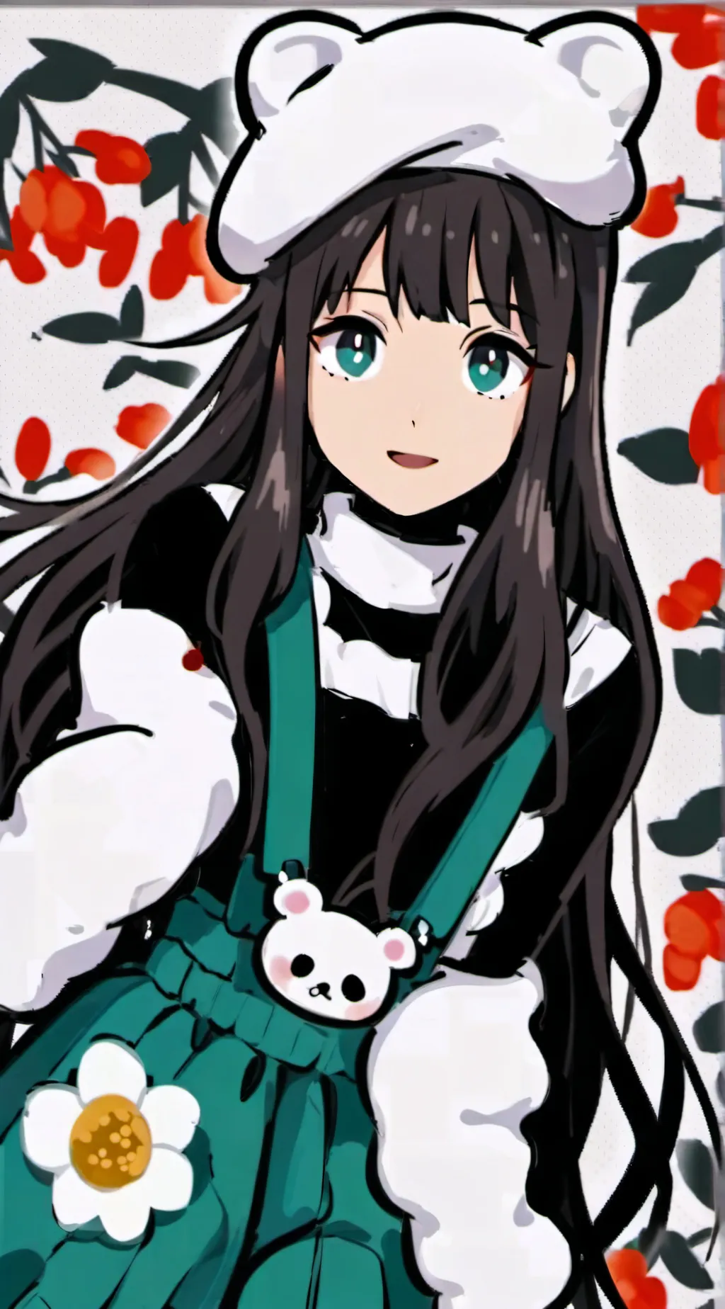 ai character: shelly as a human background