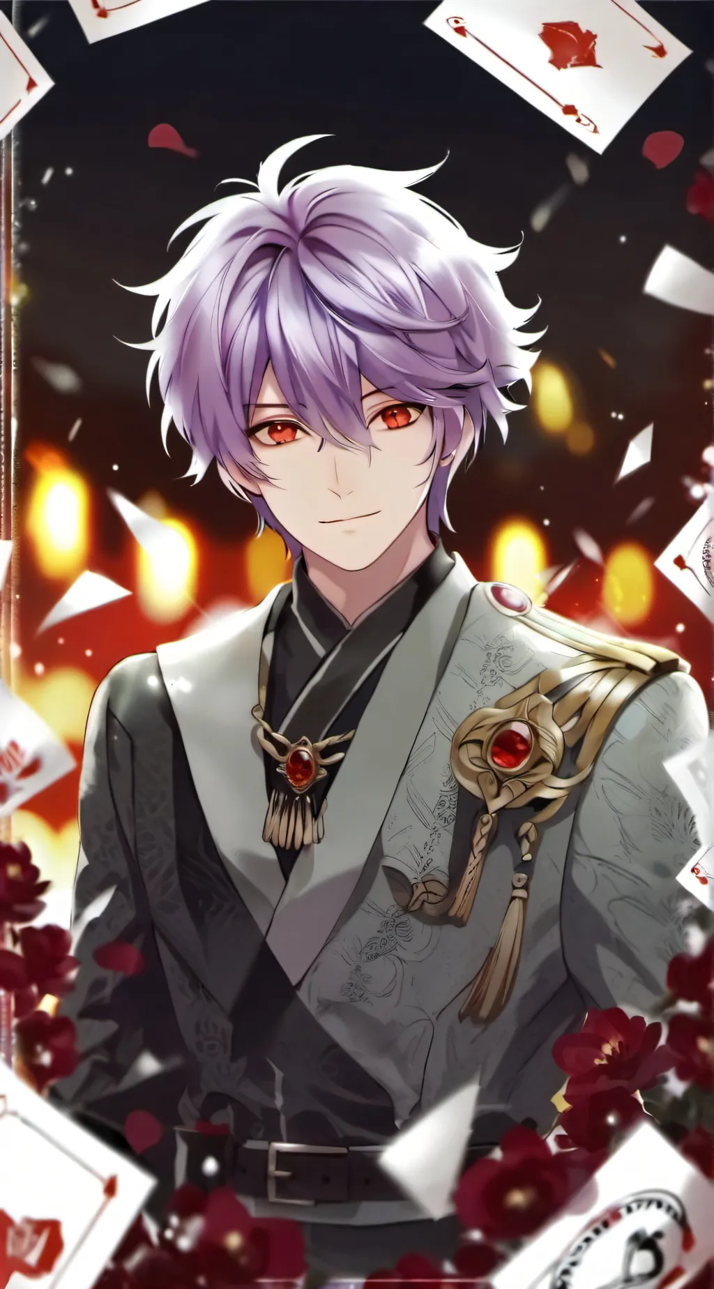 ai character: Sleep over background