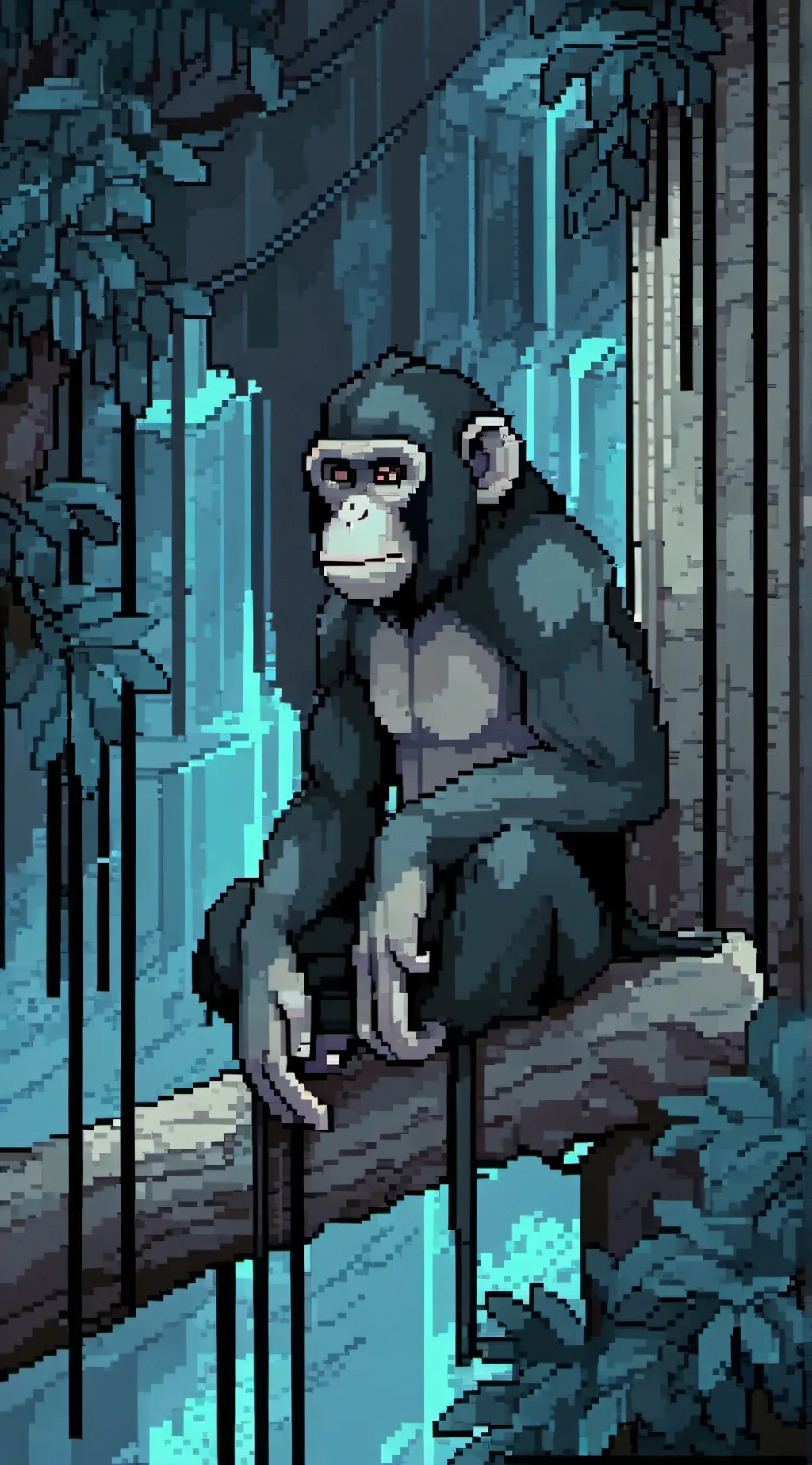 ai character: Jmancurly background