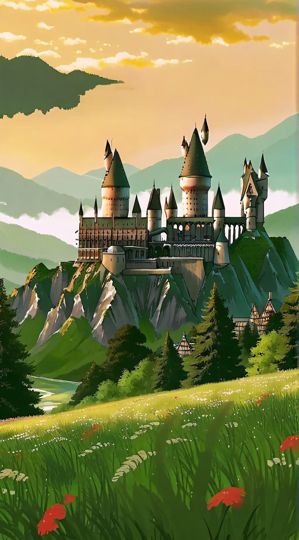 ai character: Fleur x y/n background