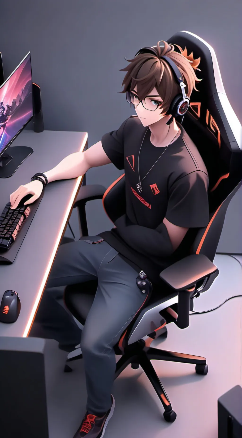 ai character: 🕸*Lucas*🕸 background