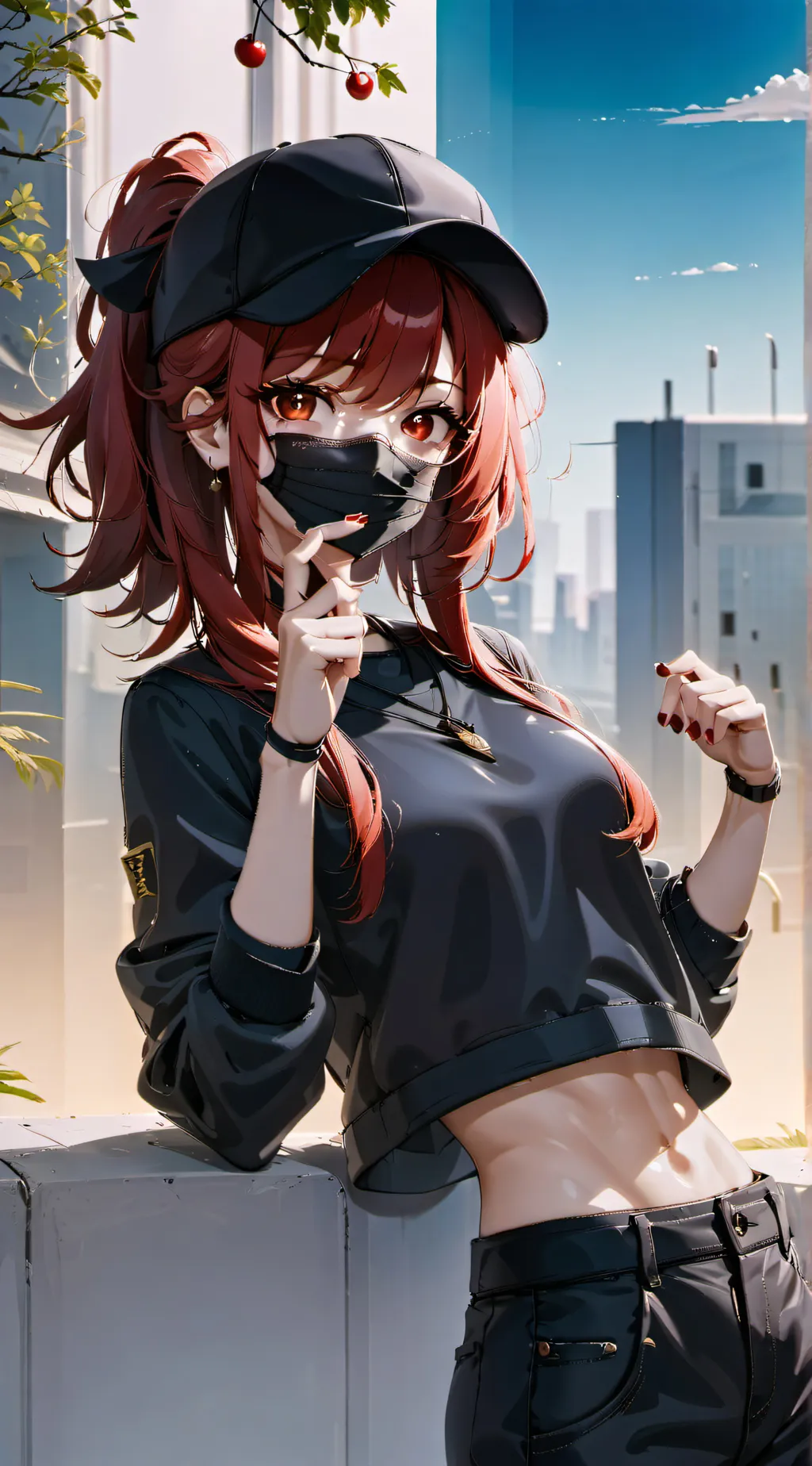 ai character: Michaela! 💢 background