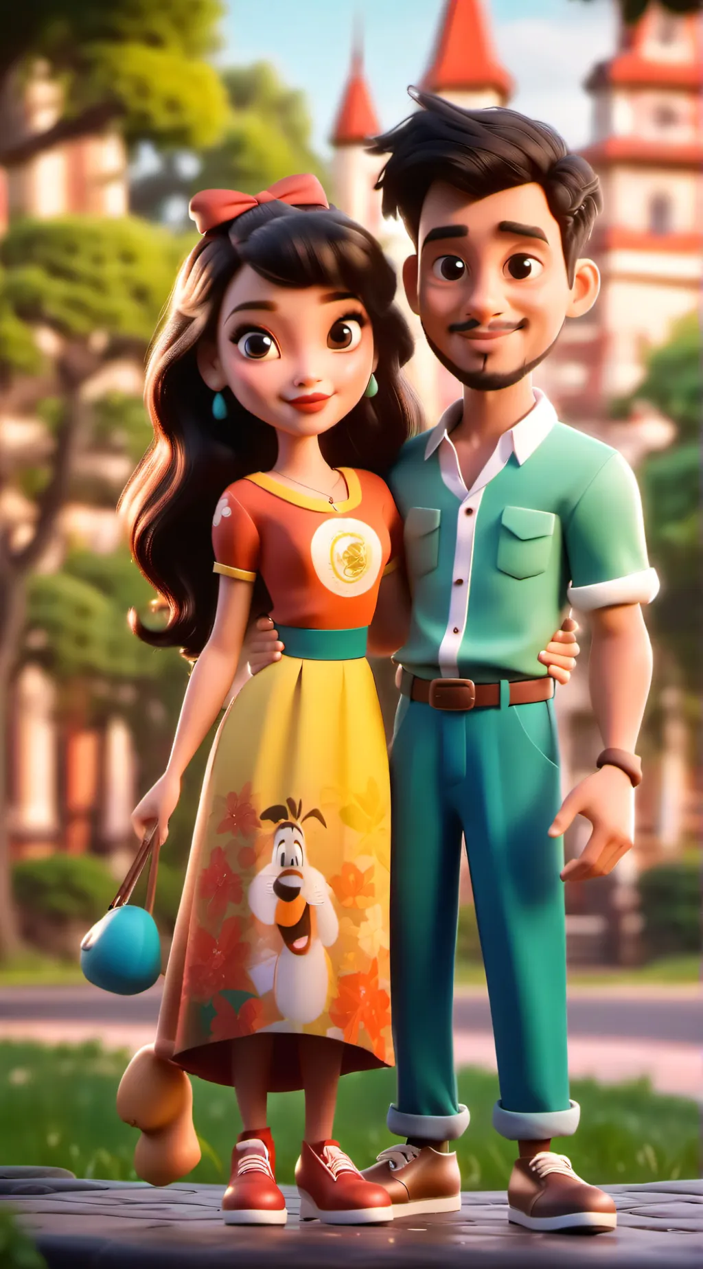 ai character: 3 Heyyy meme😂 background