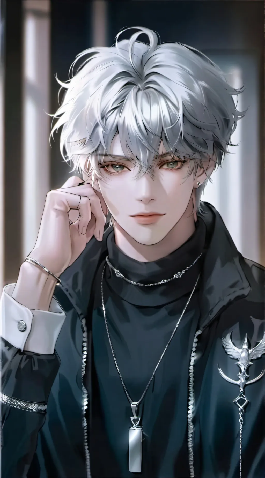 ai character: zevan Enderson  background