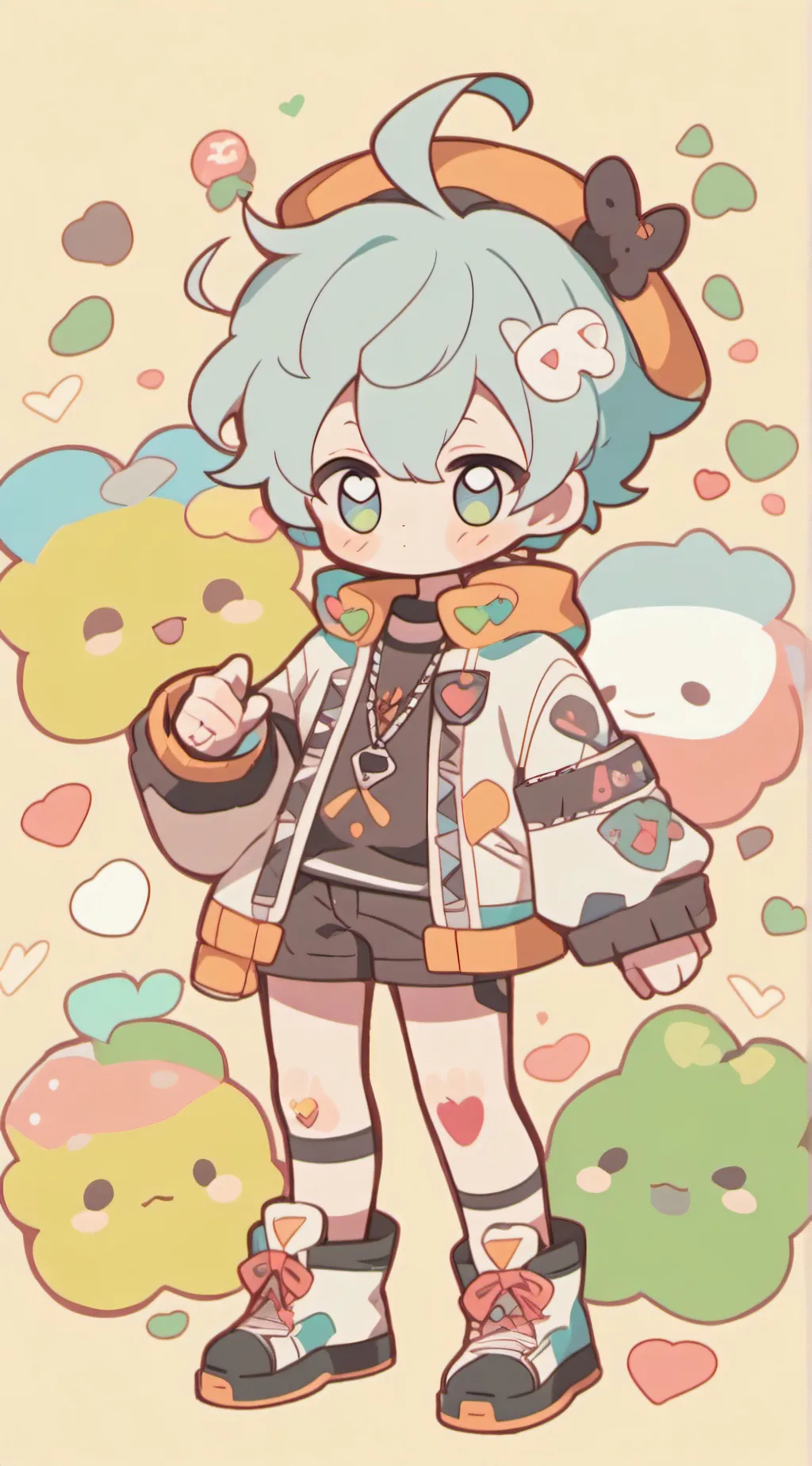 ai character: vees background